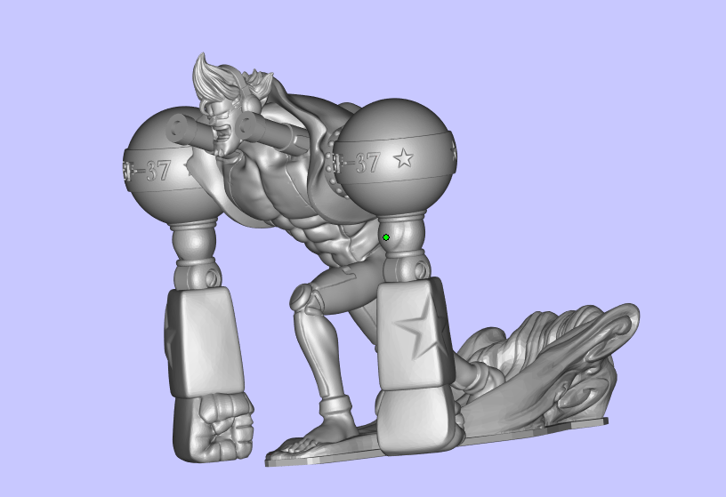 海賊王弗蘭奇白模 3D打印動漫手辦